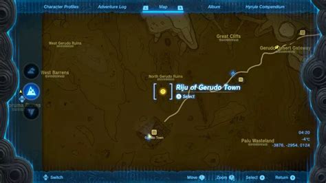 gerudo ruins map